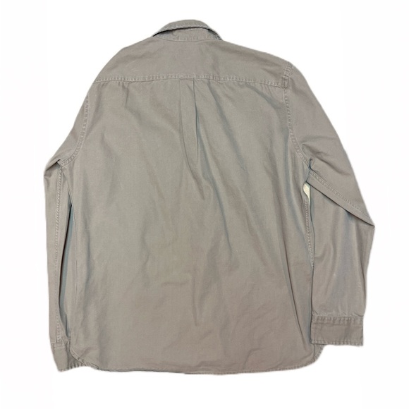 Levis  Long Sleeve Work Shirt Men's Size XL Tan Khaki Utility Shacket - Picture 2 of 12